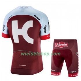 Kind Fietskleding (Fietsshirt + Fietsbroek Kort) 2018 Team Katusha Alpecin N001